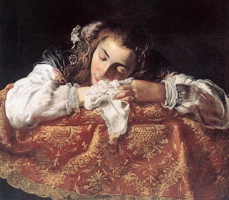 FETI, Domenico Sleeping Girl dh china oil painting image